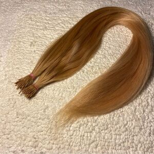 #052 HAIR EXTENSIONS I-TIP - European human hair Approxi.22” -100 pic.